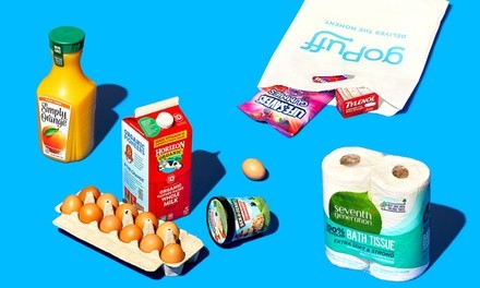 $5 for $20 Towards Food and Home Essentials Delivery from goPuff