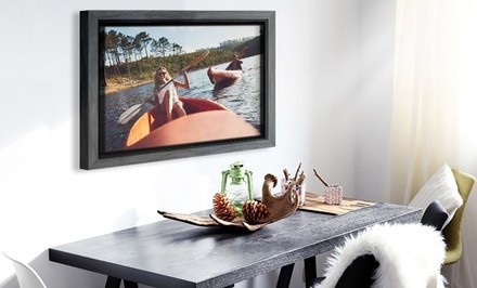 Custom Canvas with Floating Frame from CanvasOnSale (Up to 79% Off). 