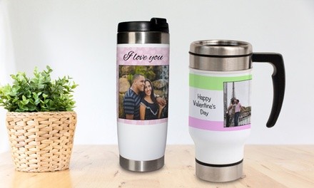 Custom Travel Mug or Tumbler from MailPix (Up to 68% Off)