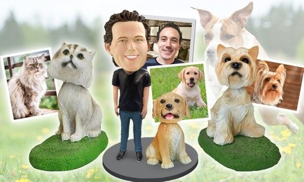 Custom Pet Bobbleheads from Custom Pet Bobbles (Up to 69% Off). Seven Options Available.