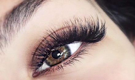 Full Set of Natural, Hybrid, Bombshell, or Show Stopper Eyelash Extensions at LashBar (Up to 59% Off)