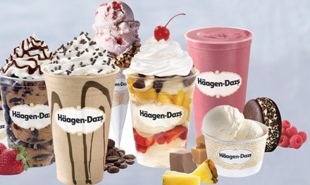Ice Cream at Haagen Dazs (Up to 30% Off). Two Options Available.