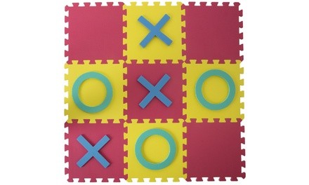 Hey! Play! Giant Interlocking Foam Square Tic-Tac-Toe Game