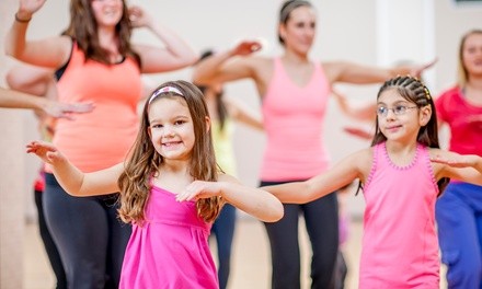 One Month of Dance Classes for One or Two Children (Up to 54% Off)