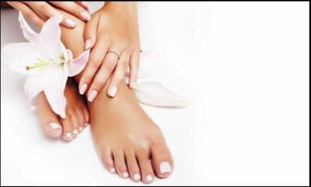 Gel or Classic Mani or Pedi, Dip Powder or Acrylic Nails at So Icy Spa (Up to 25% Off). 17 Options Available.