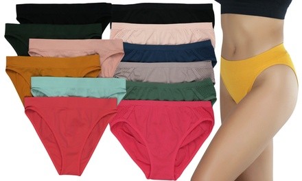 (6 Pack) Women's Seamless Stretch Panties