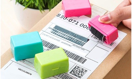 Identity Protection Security Self-Ink Rolling Stamp ( 3-Pack)
