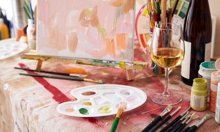 BYOB Paint and Sip Session for One, Two, or Four People at Ethan's Gallery and Studio (Up to 32% Off)