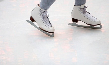 Open Skate with Skate Rental for Two or Four or Ice-Skating Lessons at Midwest Training and Ice Center (50% Off)