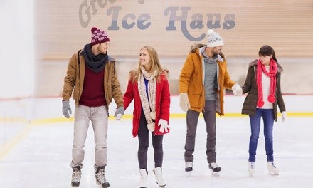 Public Skate Admission for One, Two, Four, or Six or Family Skate Sessions at Greeley Ice Haus (Up to 47% Off)