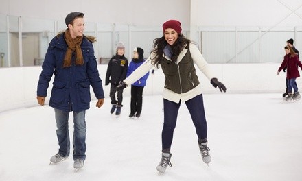 Ice Skating Admission with Rentals for Two Adults or Family at Patriot Ice Center (Up to 33% Off)
