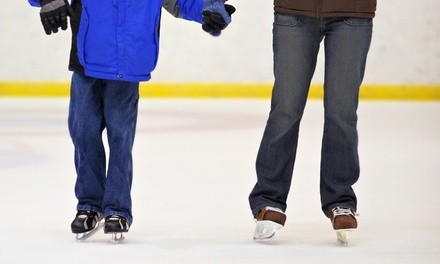 Open-Skate or Ice Jam Session with Skate Rentals for Two or Four at Skylands Ice World (Up to 51% Off)