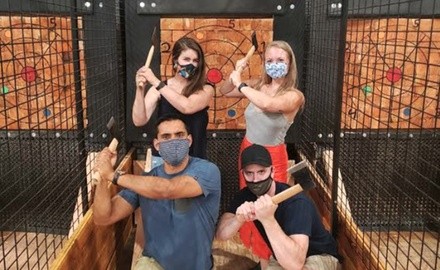 One-Hour Private Axe-Throwing Session for Four, Six, or Eight at Celtic Axe Throwers (Up to 51% Off)