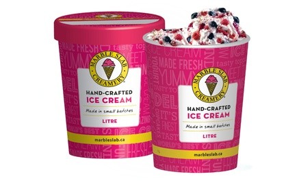 Ice Cream at Marble Slab Creamery (Up to 33% Off). Four Options Available.