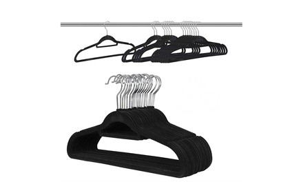 50 Pcs Non Slip Clothes Hangers