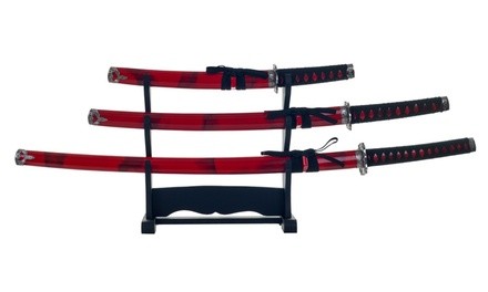 Marble Red Katana Super Set