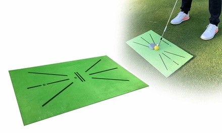 Golf Traning Mat Detection Batting Mini Golf Practice Training Turf Mat