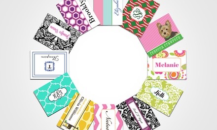 Personalized Flat or Folded Note Cards (Up to 84% Off)