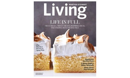 Martha Stewart Living Magazine Subscription for Six Months or One Year (Up to 79% Off)