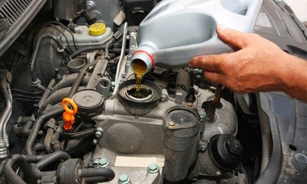 One Synthetic-Blend or Full Synthetic Oil Change w/ Brake Inspection at Bear Alignment and Brake (Up to 27% Off)