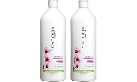 Matrix Biolage Colorlast Shampoo & Colorlast Conditioner Liter Set