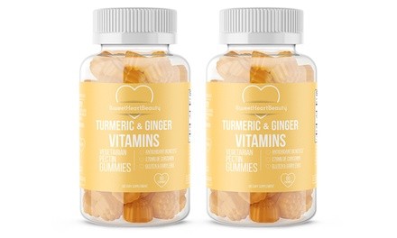 Premium Turmeric and Ginger Gummies (1- or 2-Pack)