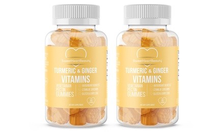 Premium Turmeric and Ginger Gummies (1- or 2-Pack)