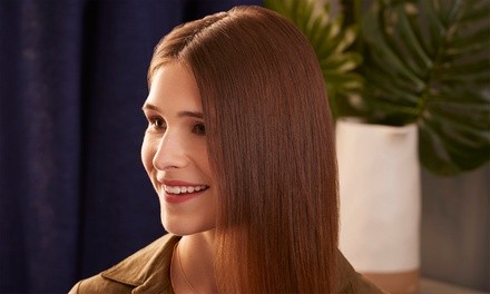 Keratin Smoothing Treatment with Optional Haircut at Roxee Salon (Up to 30% Off)