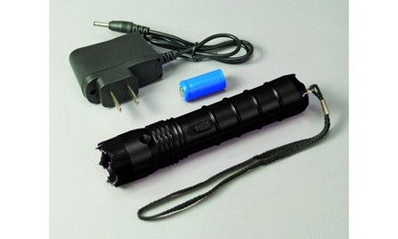 3,000,000 Volt Self Defense Stun Gun LED Flashlight 