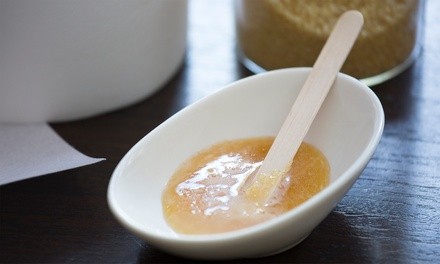 One or Two Brazilian or Manzilian Sugaring Sessions at Haute Healin Handz (Up to 50% Off)