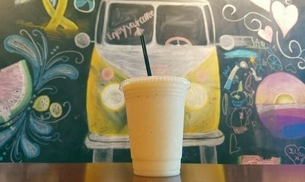 Craft Italian Sodas, Iced Lattes, or Cold Brews at Small Town Coffeehouse (Up to 21% Off). 5 Options Available.