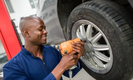 Tire Rotation with Optional Diagnostic Test for All Four Wheels at Pit Stop Mechanic & Collision (Up to 36% Off)