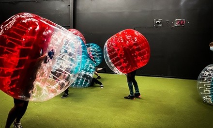 One or Two Hours of Bubble Soccer or Archery Tag at The Tailgate Garage (Up to 33% Off)