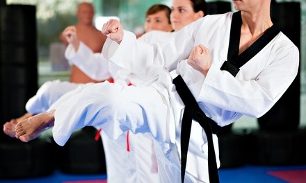 One Month of Taekwondo Classes with Uniform for One or Two at Cho's Martial Arts (Up to 82% Off)