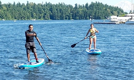 Two-Hour Stand-Up Paddleboard Rental for One, Two, or Four from Northwest Paddle Surfers (Up to 43% Off)