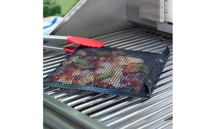 BBQ Mesh Grill Bag Set - Includes one large and one small bag 