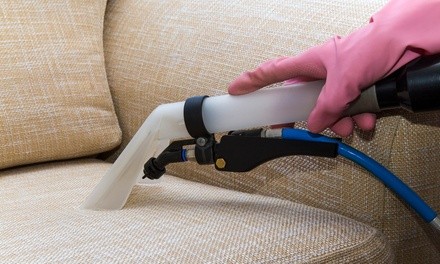 Upholstery Cleaning from A Plus Total Cleaning Service (Up to 42% Off). Four Options Available.