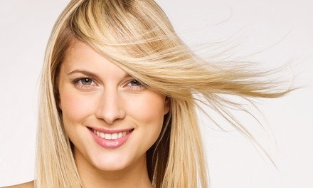 One or Two Haircuts with Shampoo, Deep-Conditioning Treatment, Blow-Dry, Style at Nelson Group Salon (Up to 76%)