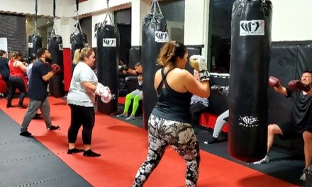 Three or One-Month Kickboxing Classes at Hills Training (Up to 70% Off)