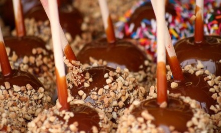 Four Gourmet Caramel Apples or $16 for $20 Worth of Products at Rocky Mountain Chocolate Factory