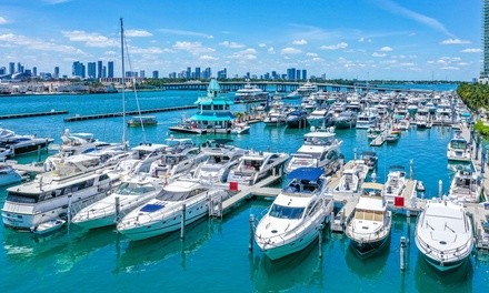 Four- or Eight-Hour Starcraft 23 Deck Boat Rental from Miami Beach Marina (Up to 25% Off)