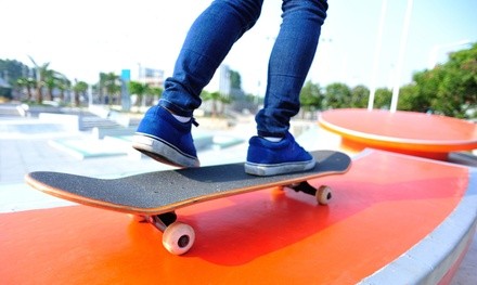 One or Two Private Skateboard Lessons for One or Two Students with Online Course from GoSkate (Up to 74% Off)