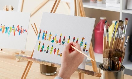 Two-Hour BYOB Paint Class for One, Two, or Four at The Thirsty Canvas (Up to 54% Off)