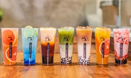 $8 for Two 24-Ounce Drinks with Toppings for Carryout at DIY Tea Lab ($12 Value)