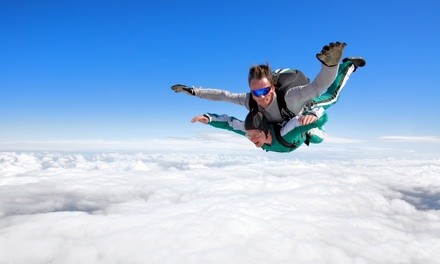 Tandem Skydiving Jump from Dallas Tandem Skydiving (Up to 60% Off). Three Options Available