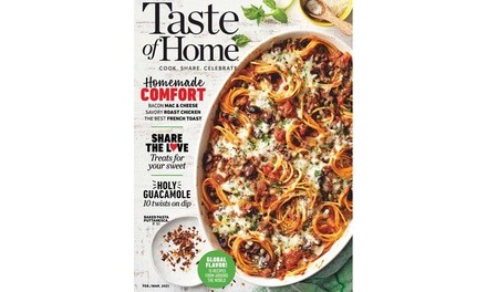 One-Year Subscription to Taste of Home (Up to 49% Off). Two Options Available. 
