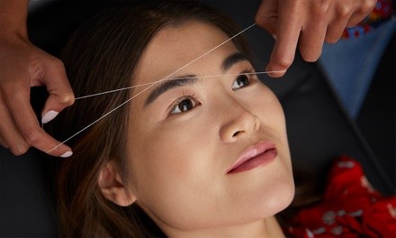 One Full-Face Threading or One Eyebrow-Threading Session with Optional Tinting at AnB Threading (Up to 40% Off)