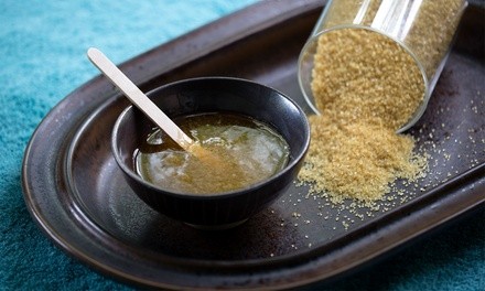 One Brazilian Sugaring Session with Optional with Eyebrow Sugaring at Body Sugar Boutique (Up to 50% Off)