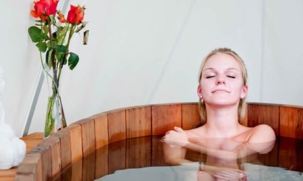 CBD or Dead Sea Mineral Soak with Sauna Session and Chair Massage at Indigo Float (Up to 36% Off)