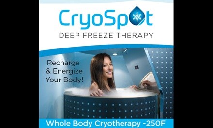 Up to 51% Off Cryotherapy Sessions at CryoSpot